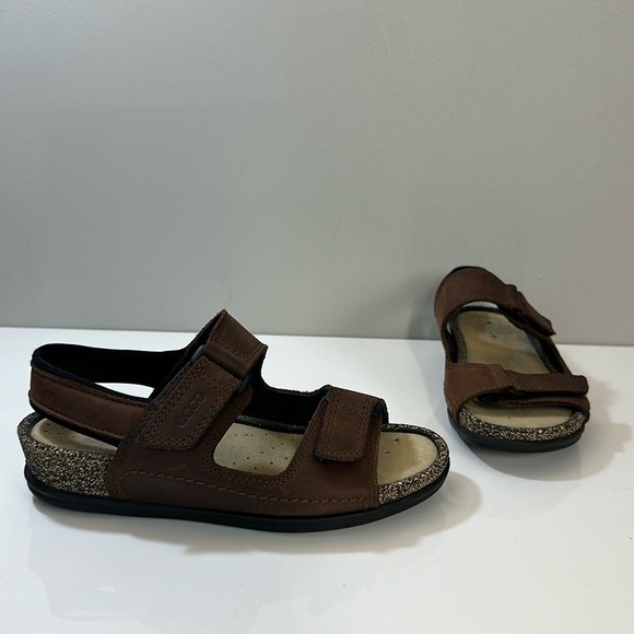 Ecco Brown Leather Cosmo Sandals Size 36(5-5.5)